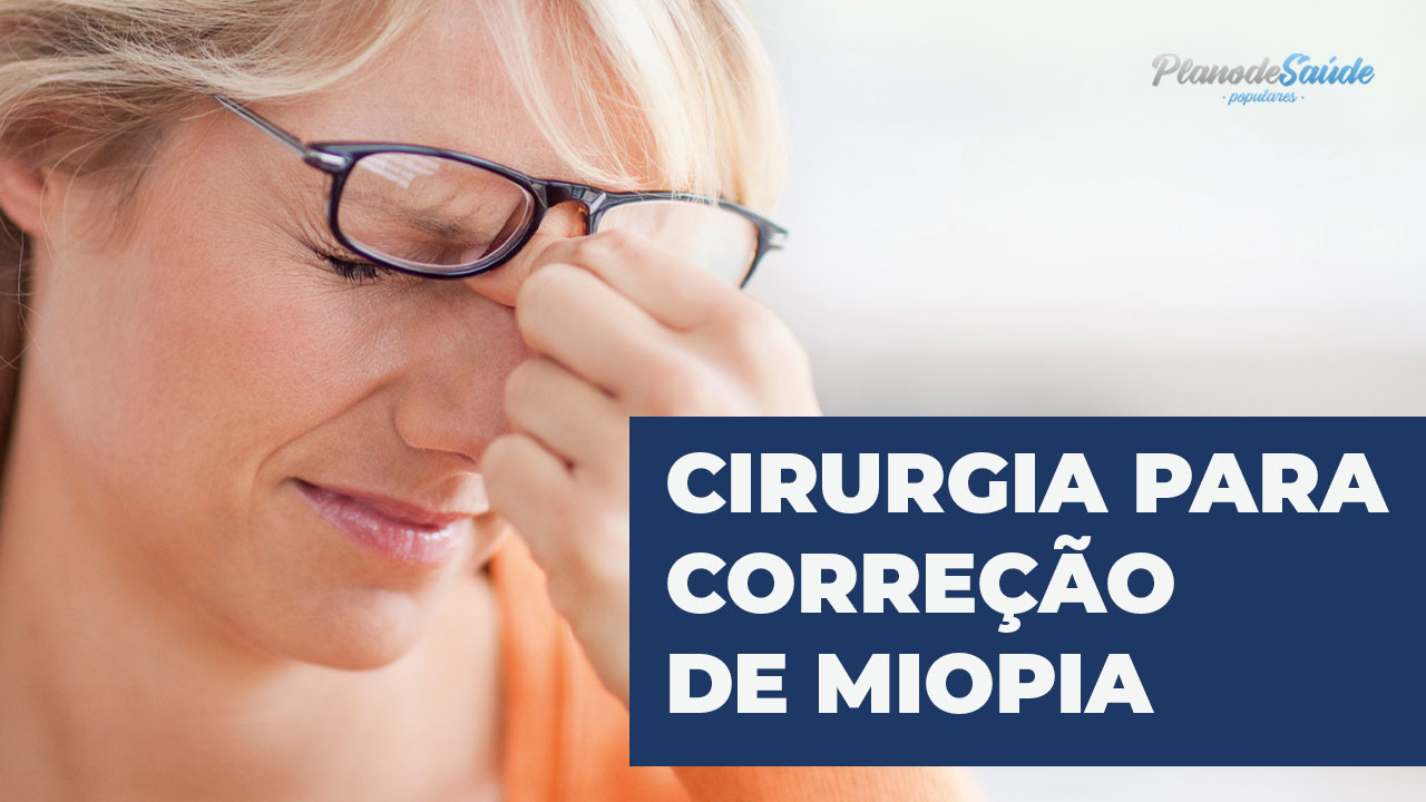 Mulher com problema de visão - cirurgia de miopia